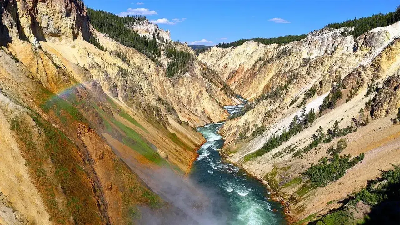 Grand Canyon of the Yellowstone: Nature's Canvas Unveiled