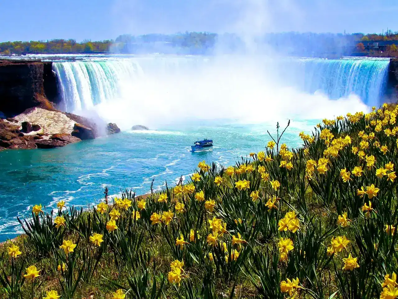 Image of Niagara Falls in Spring
